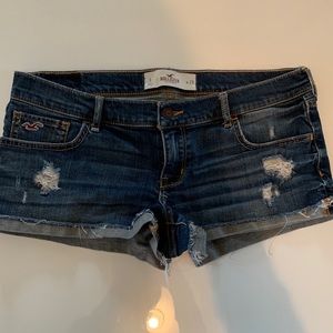 Stretch Low Rise Denim Short
